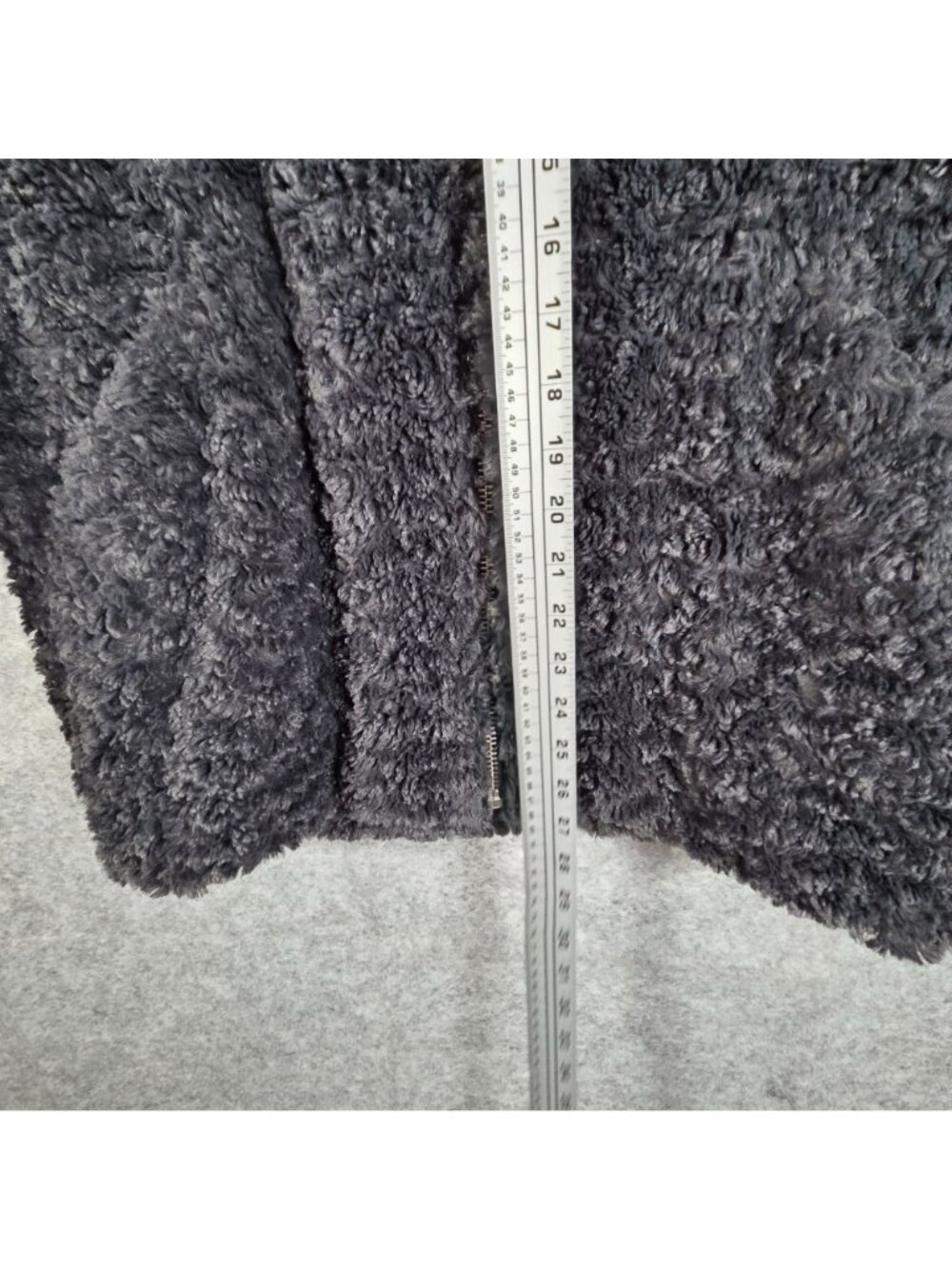 Isabel Marant Etoile Dark Grey Faux Fur Easy Abriil Coat Zippered Size XS - Picture 7 of 10